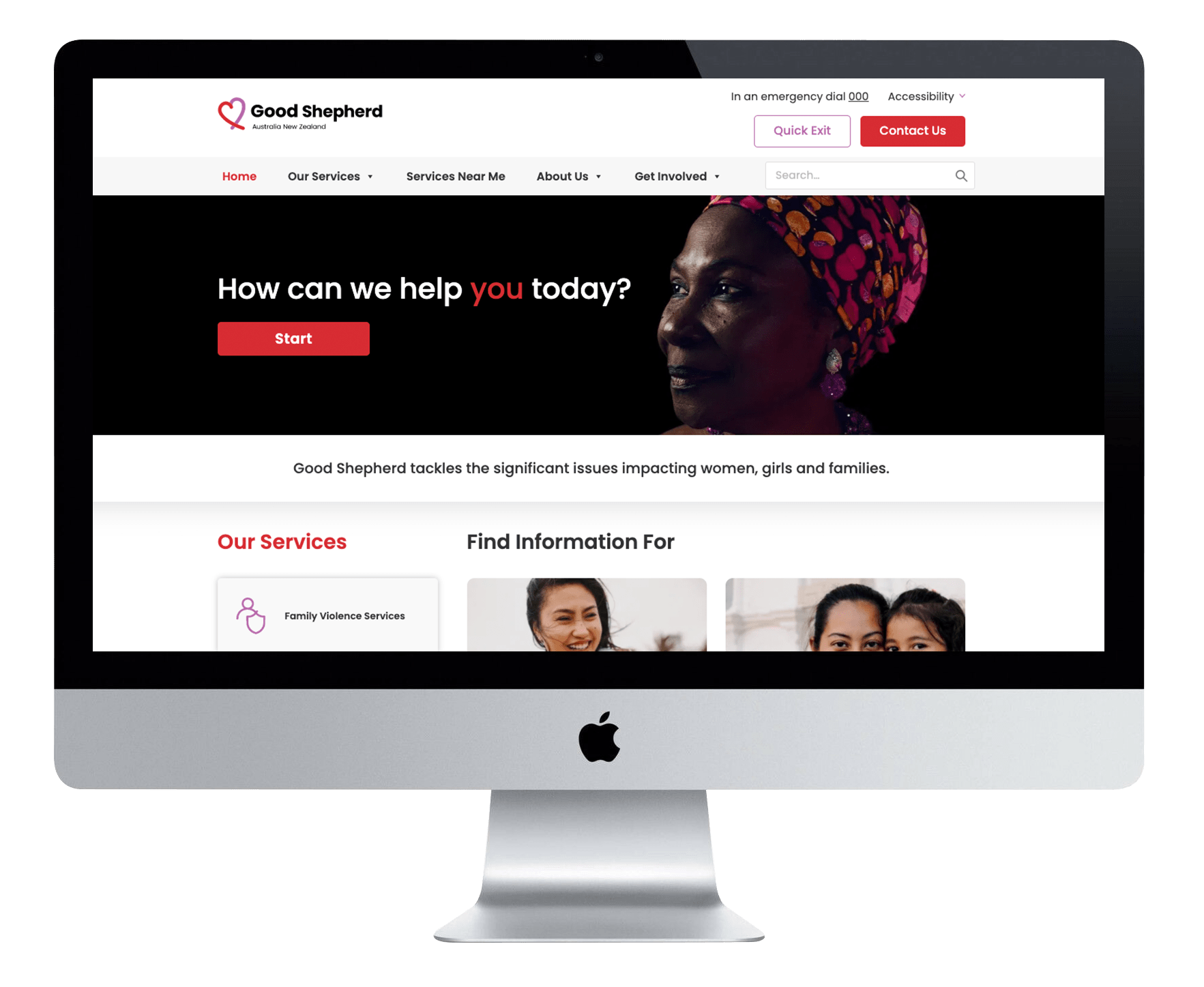 Good Shepherd's incredible web design and development 1 Good Shepherd website design development 01