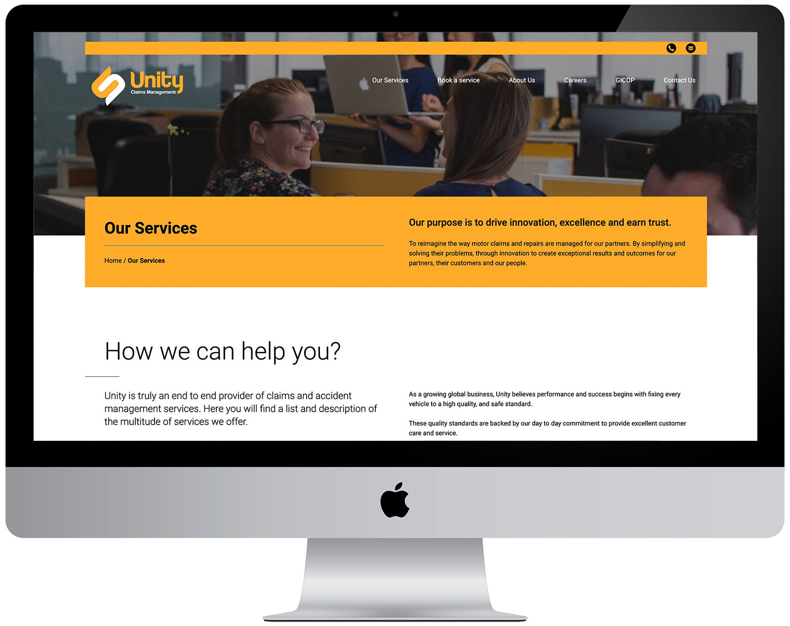 Building a custom headless website for Unity Claims Management 2 Unityclaims02