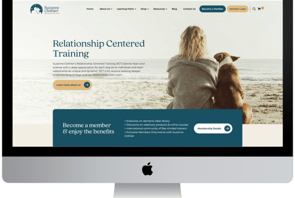 We built a custom Ecommerce website for Suzanne Clothier 8 suzanne clothier01